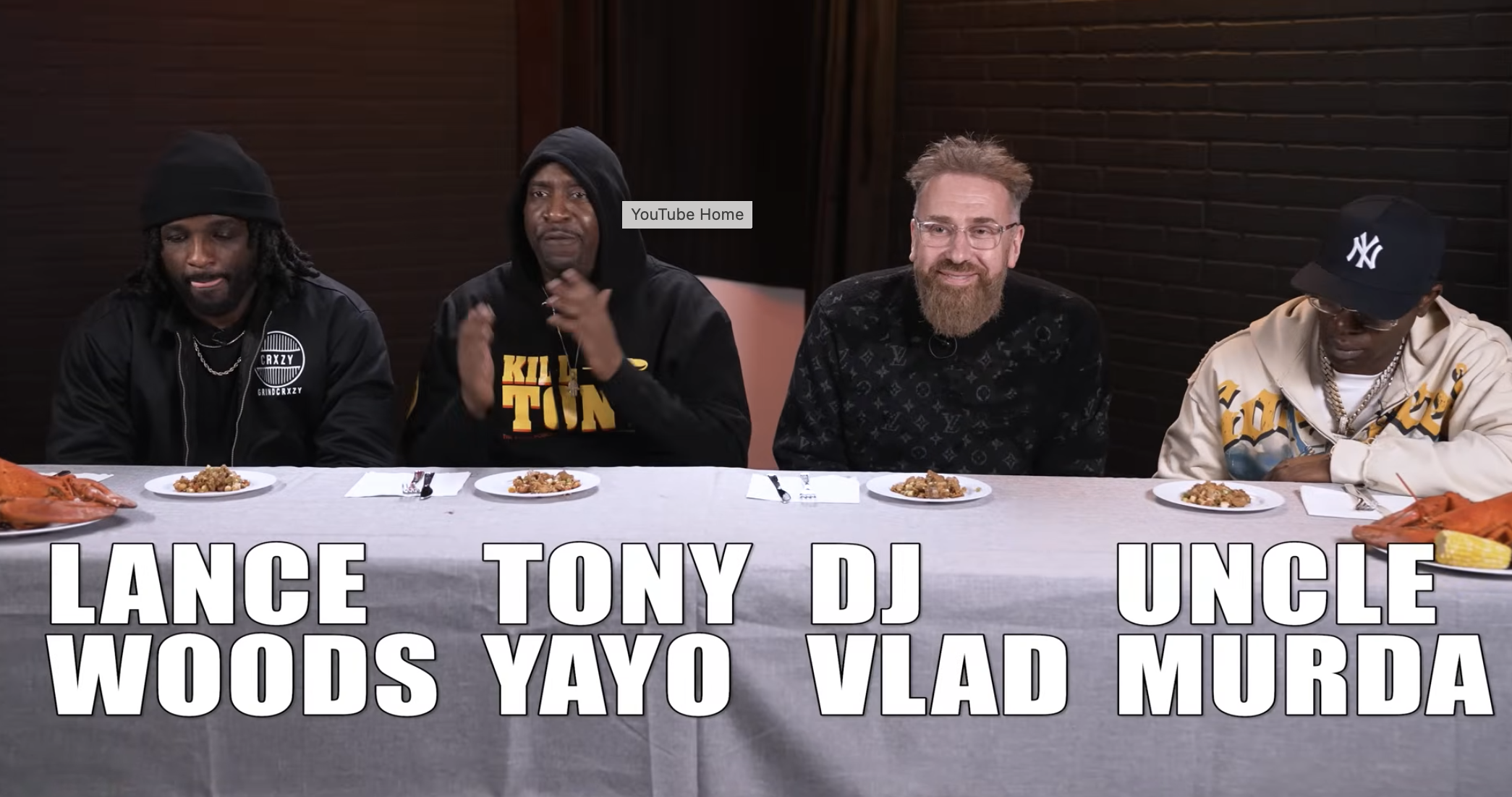 Tony Yayo, Uncle Murda, DJ Vlad & Lance Woods Eat Rabbit & Century Eggs